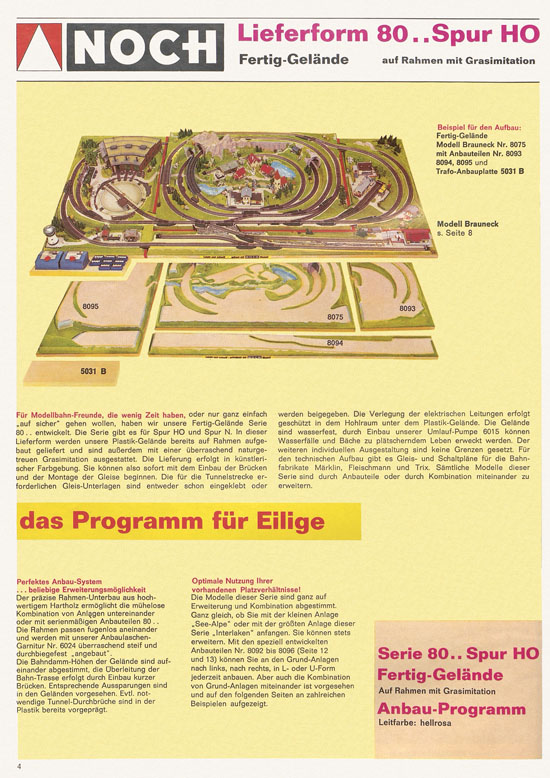 Seite 6 NOCH Katalog 1974
