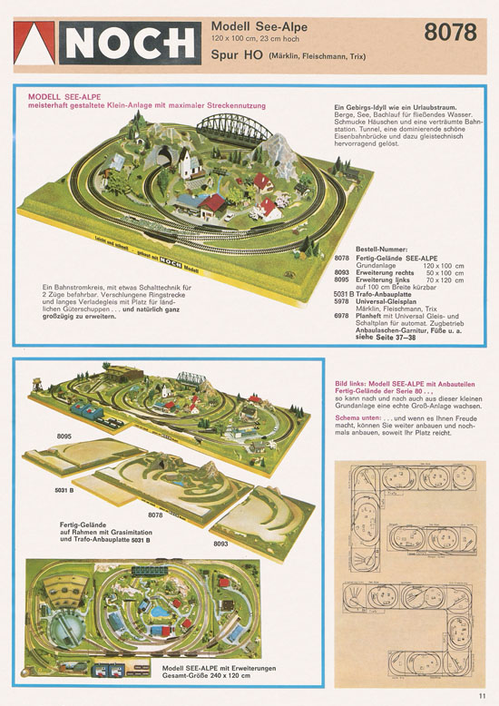 Seite 13 NOCH Katalog 1974