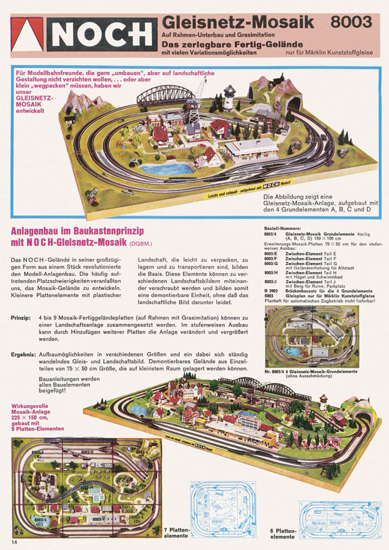 Seite 16 NOCH Katalog 1974