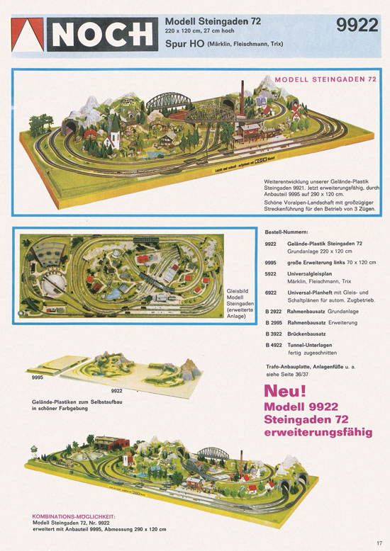 Seite 19 NOCH Katalog 1974