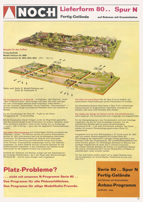 Seite 29 NOCH Katalog 1974