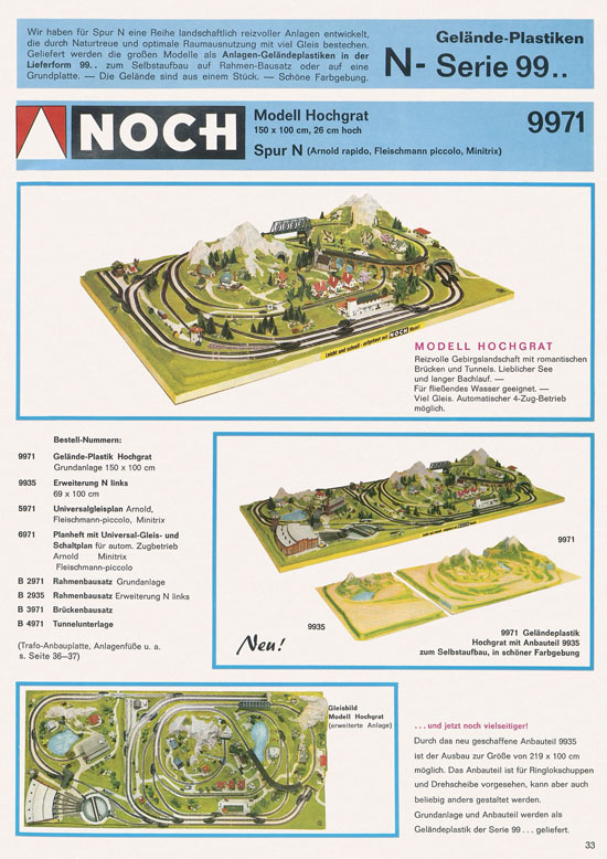 Seite 35 NOCH Katalog 1974