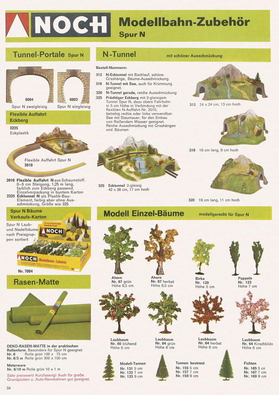 Seite 36 NOCH Katalog 1974
