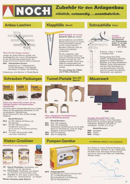 Seite 39 NOCH Katalog 1974