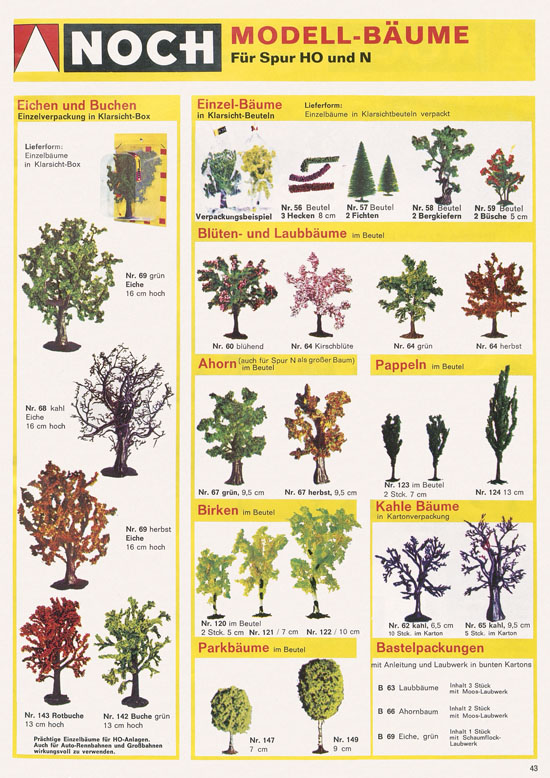 Seite 45 NOCH Katalog 1974