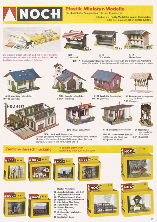 Seite 47 NOCH Katalog 1974
