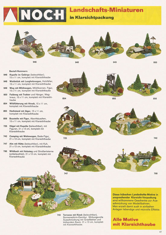 Seite 49 NOCH Katalog 1974