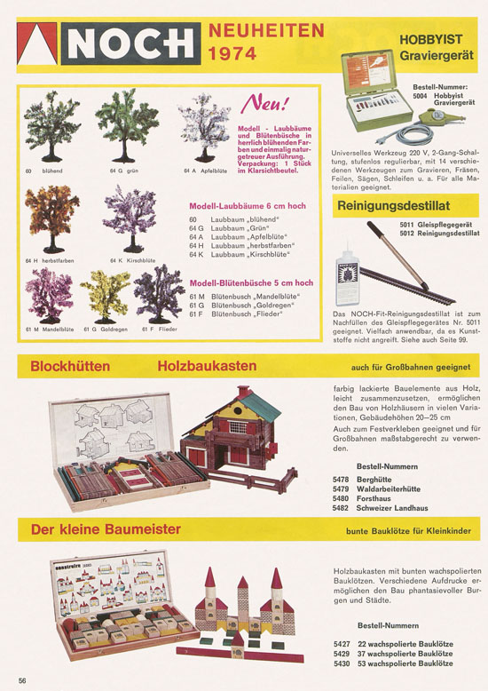 Seite 58 NOCH Katalog 1974