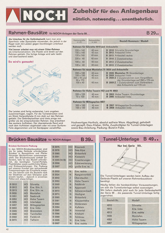 NOCH Katalog 1977