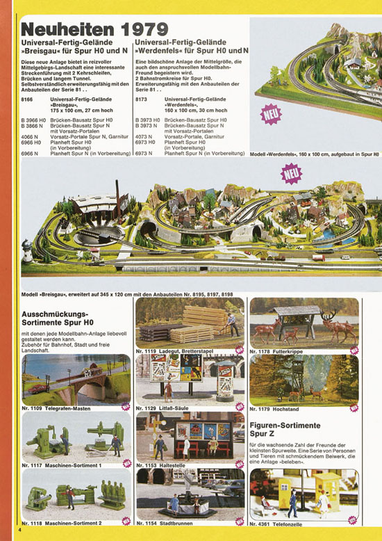 Seite 4 NOCH Katalog 1979