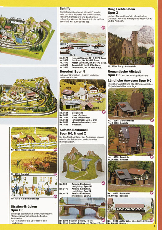 Seite 5 NOCH Katalog 1979