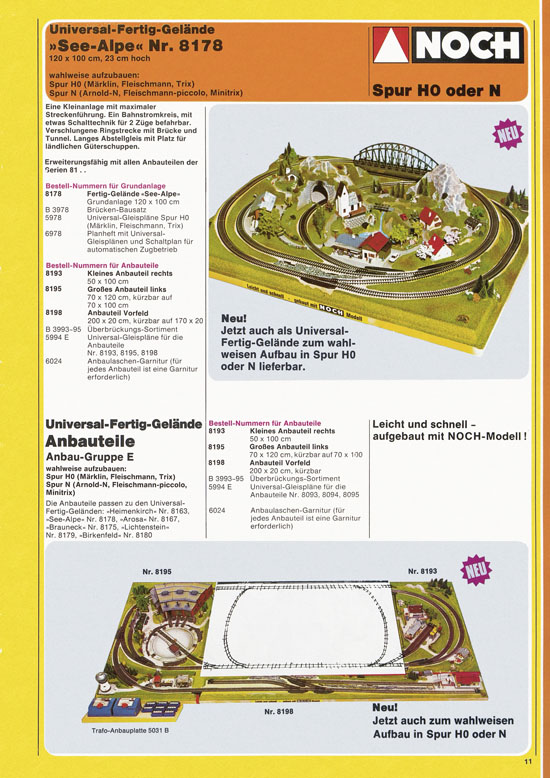 Seite 11 NOCH Katalog 1979