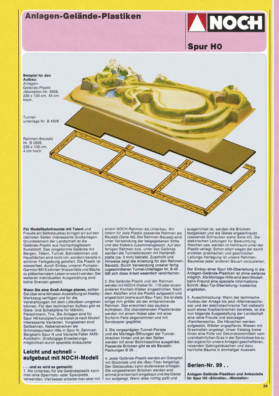 Seite 29 NOCH Katalog 1979
