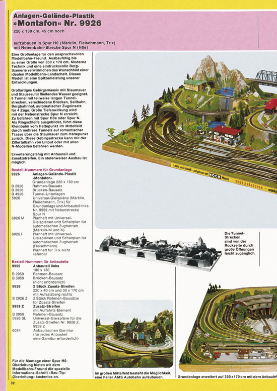Seite 32 NOCH Katalog 1979