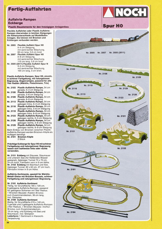 Seite 36 NOCH Katalog 1979