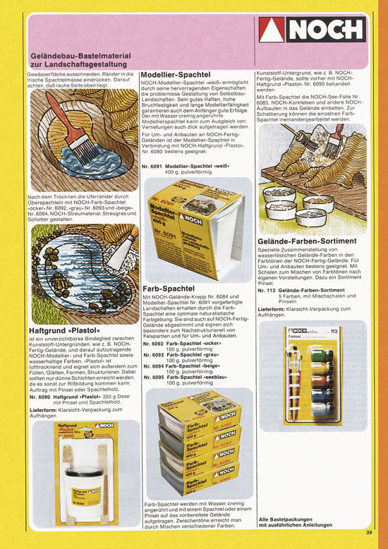 Seite 39 NOCH Katalog 1979