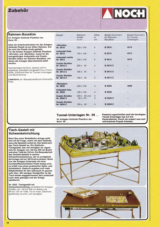 Seite 40 NOCH Katalog 1979