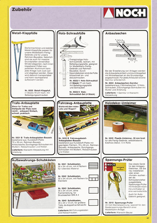 Seite 41 NOCH Katalog 1979