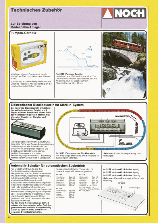 Seite 42 NOCH Katalog 1979