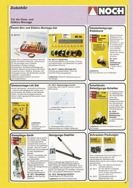 Seite 43 NOCH Katalog 1979