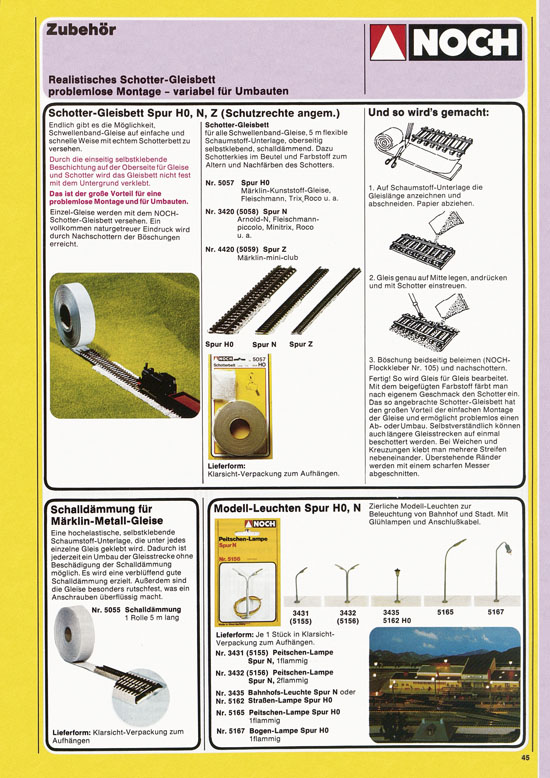 Seite 45 NOCH Katalog 1979