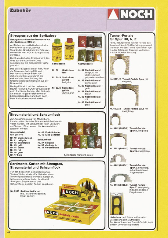 Seite 46 NOCH Katalog 1979