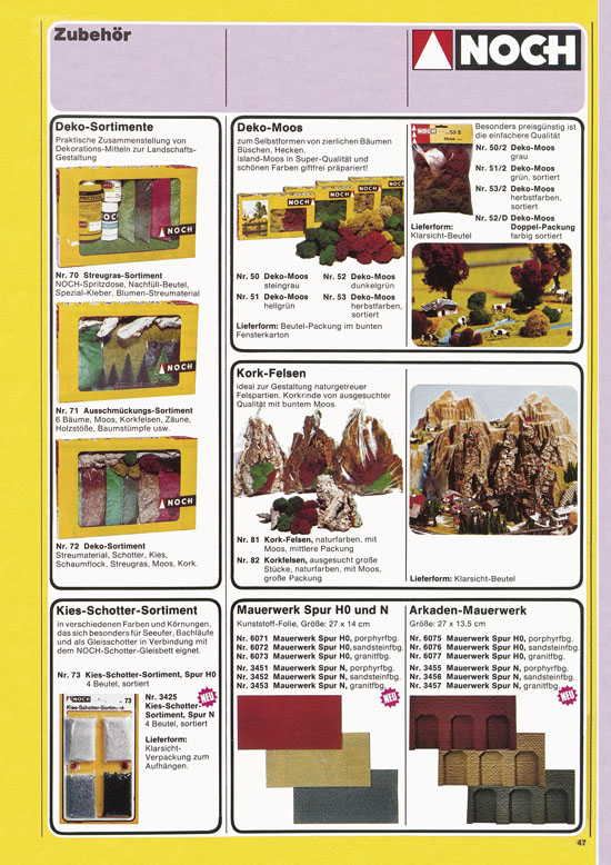 Seite 47 NOCH Katalog 1979