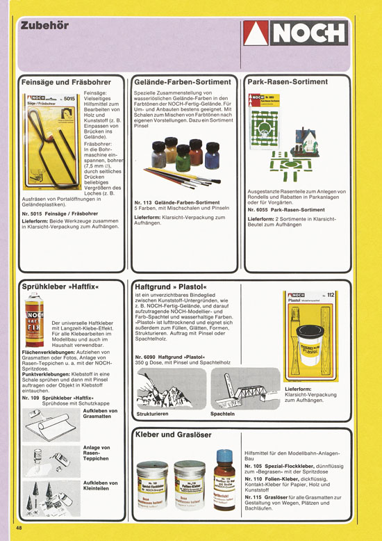 Seite 48 NOCH Katalog 1979