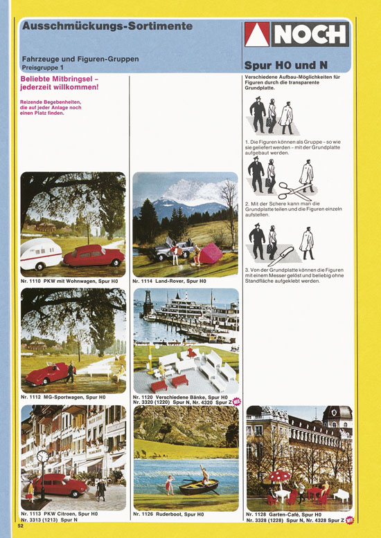 Seite 52 NOCH Katalog 1979