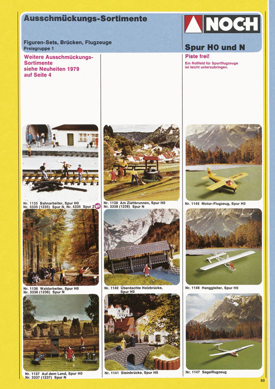 Seite 53 NOCH Katalog 1979