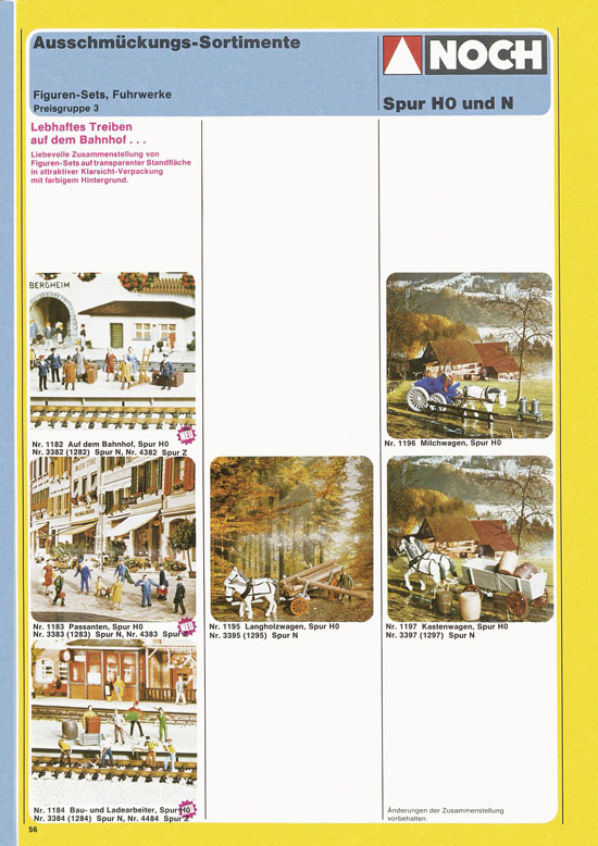 Seite 56 NOCH Katalog 1979