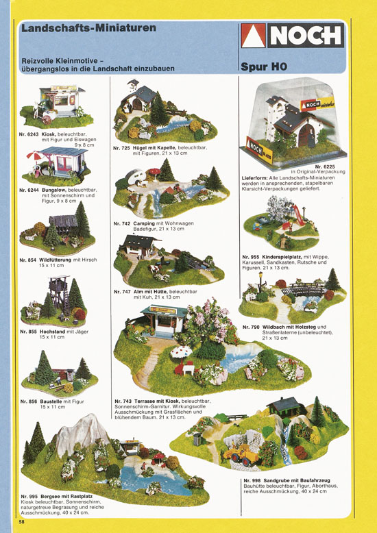 Seite 58 NOCH Katalog 1979