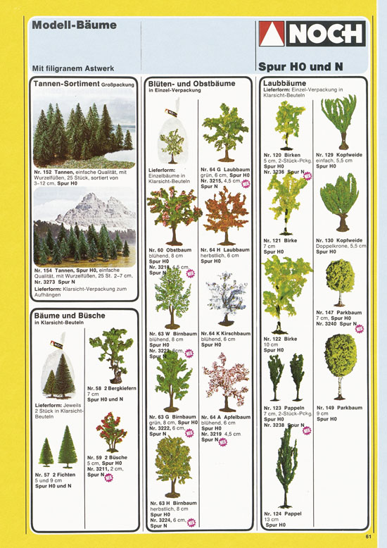 Seite 61 NOCH Katalog 1979