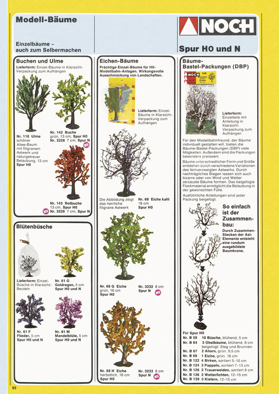 Seite 62 NOCH Katalog 1979