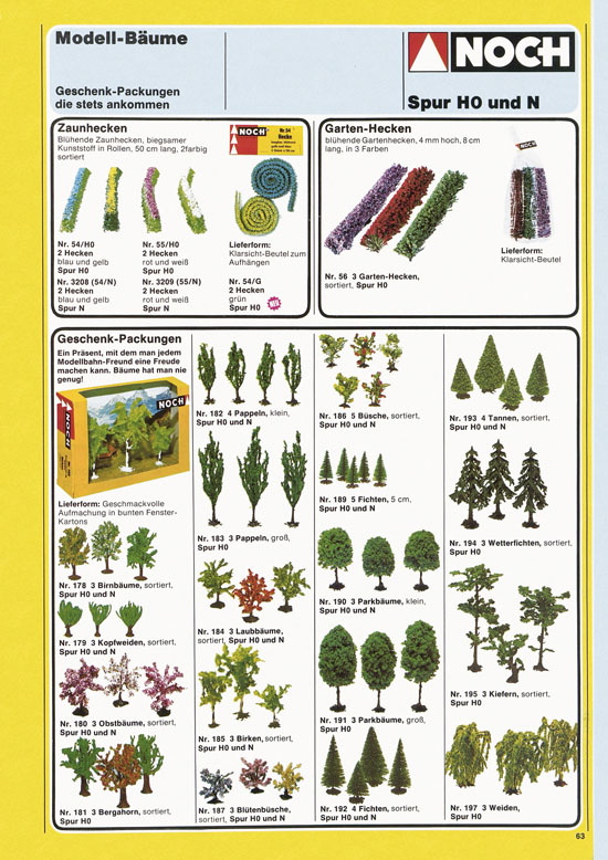 Seite 63 NOCH Katalog 1979