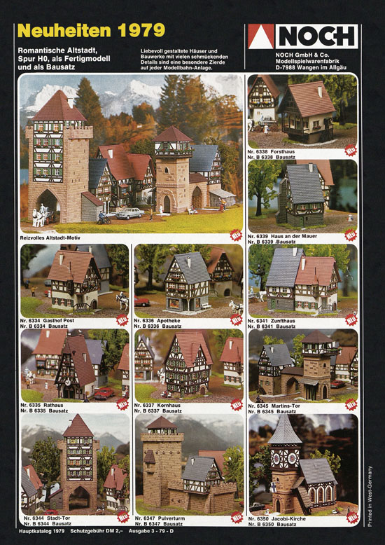 Seite 72 NOCH Katalog 1979