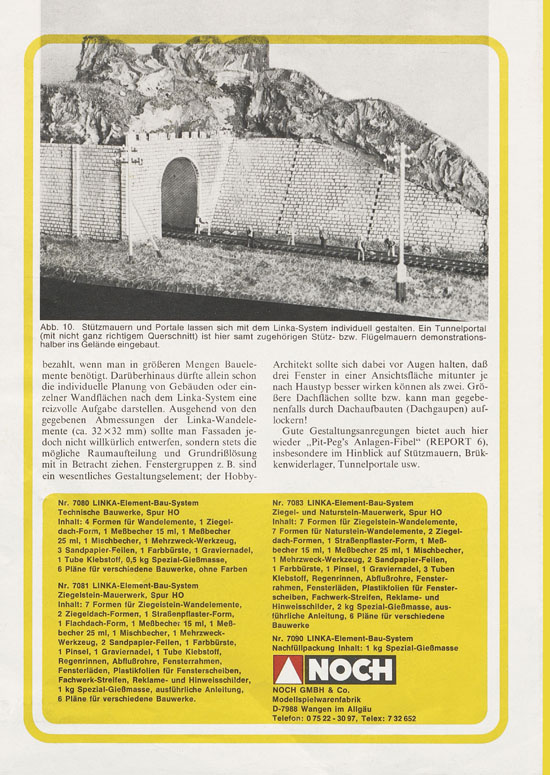 Seite 6 NOCH Linka Element-Bausystem 1979