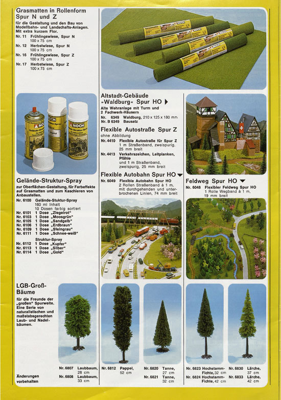 Seite 3 NOCH Katalog 1980