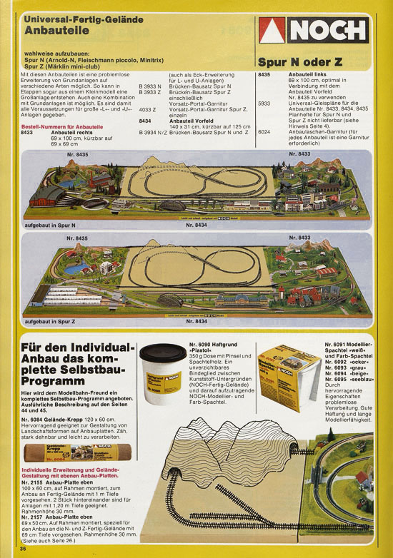 Seite 40 NOCH Katalog 1980