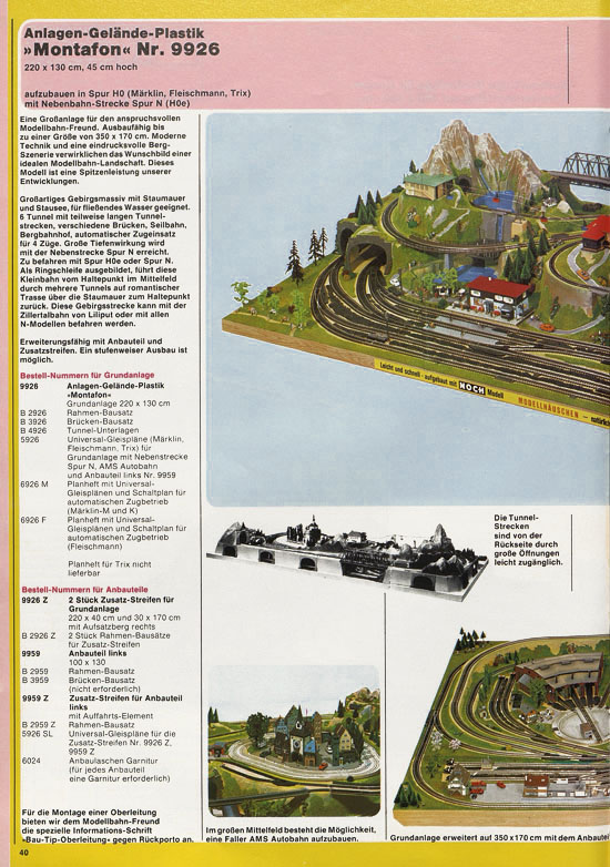 Seite 44 NOCH Katalog 1980