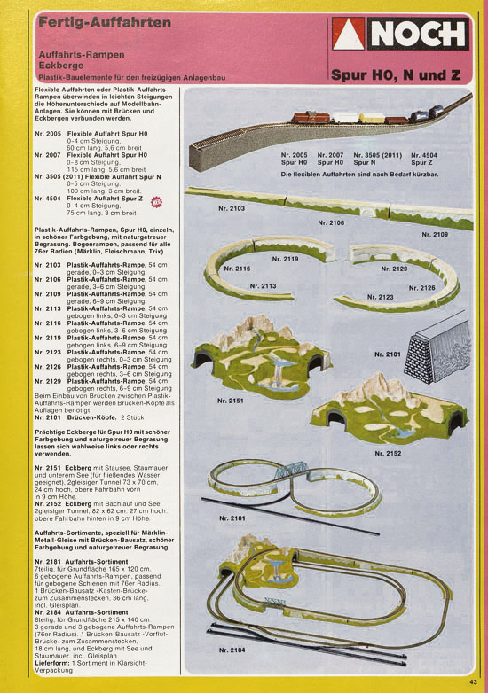 NOCH Katalog 1980