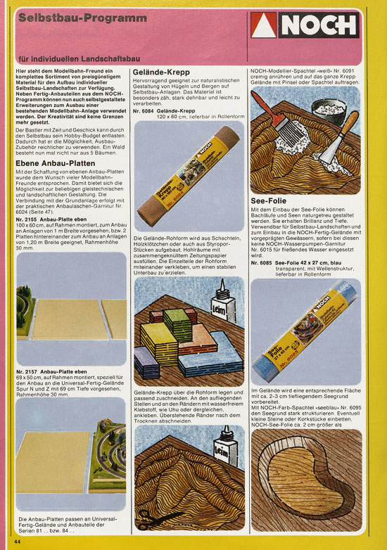 Seite 48 NOCH Katalog 1980
