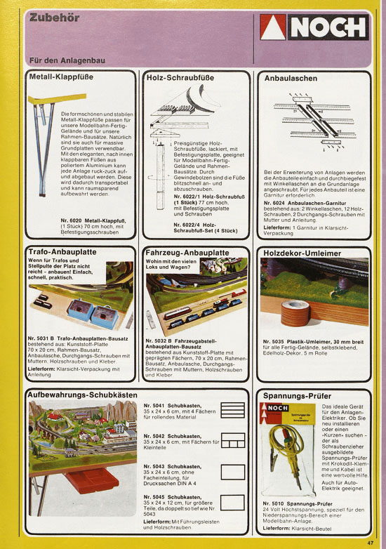 Seite 51 NOCH Katalog 1980