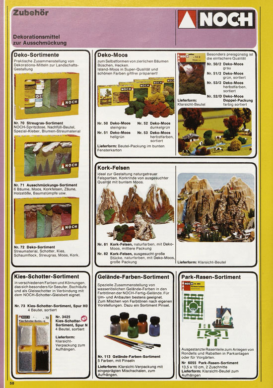 Seite 54 NOCH Katalog 1980