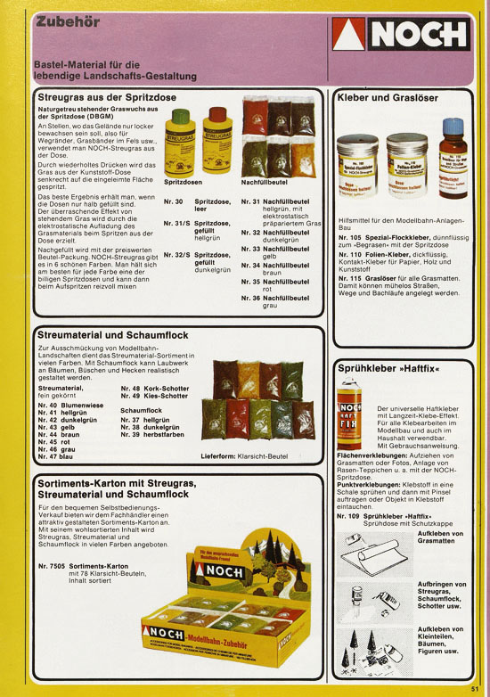 Seite 55 NOCH Katalog 1980