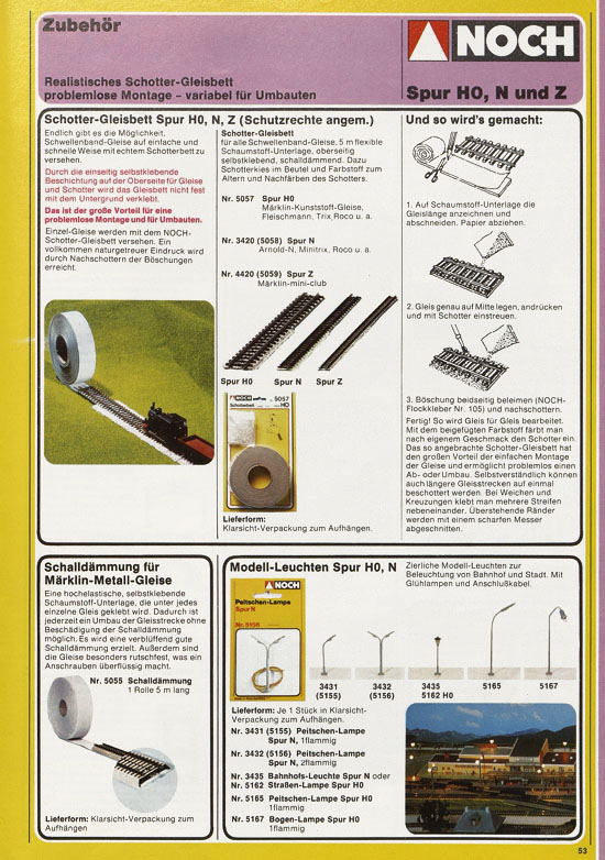 NOCH Katalog 1980