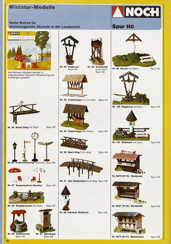 Seite 62 NOCH Katalog 1980
