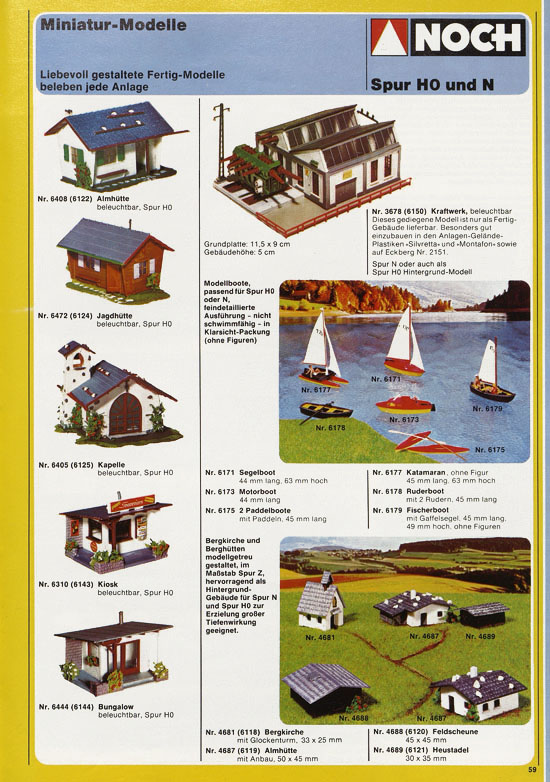Seite 63 NOCH Katalog 1980
