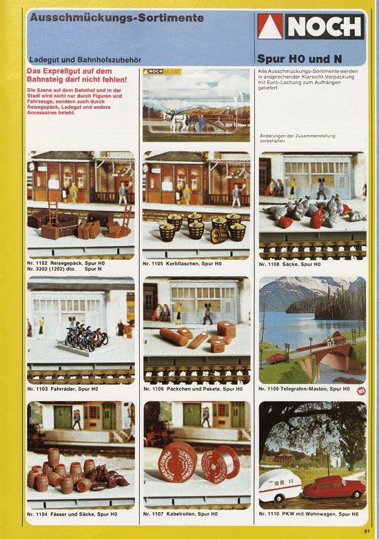 Seite 65 NOCH Katalog 1980