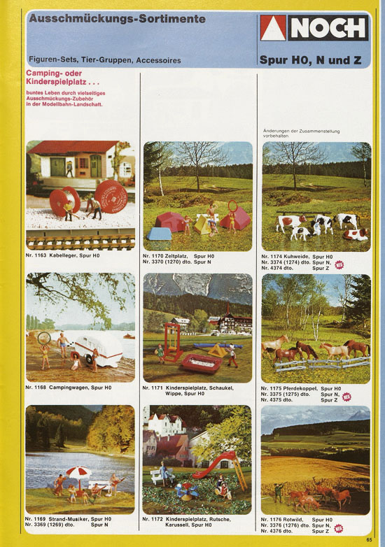 Seite 69 NOCH Katalog 1980